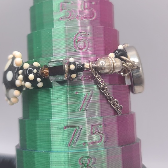 Lamp Work Beaded Ladies Watch Watch This NEEDS BATTERY - Picture 8 of 9